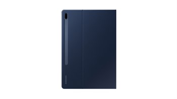 Samsung Galaxy Tab S7+ | S7 Fe Kapaklı Tablet Kılıfı Koyu Mavi EF-BT730PNEGTR
